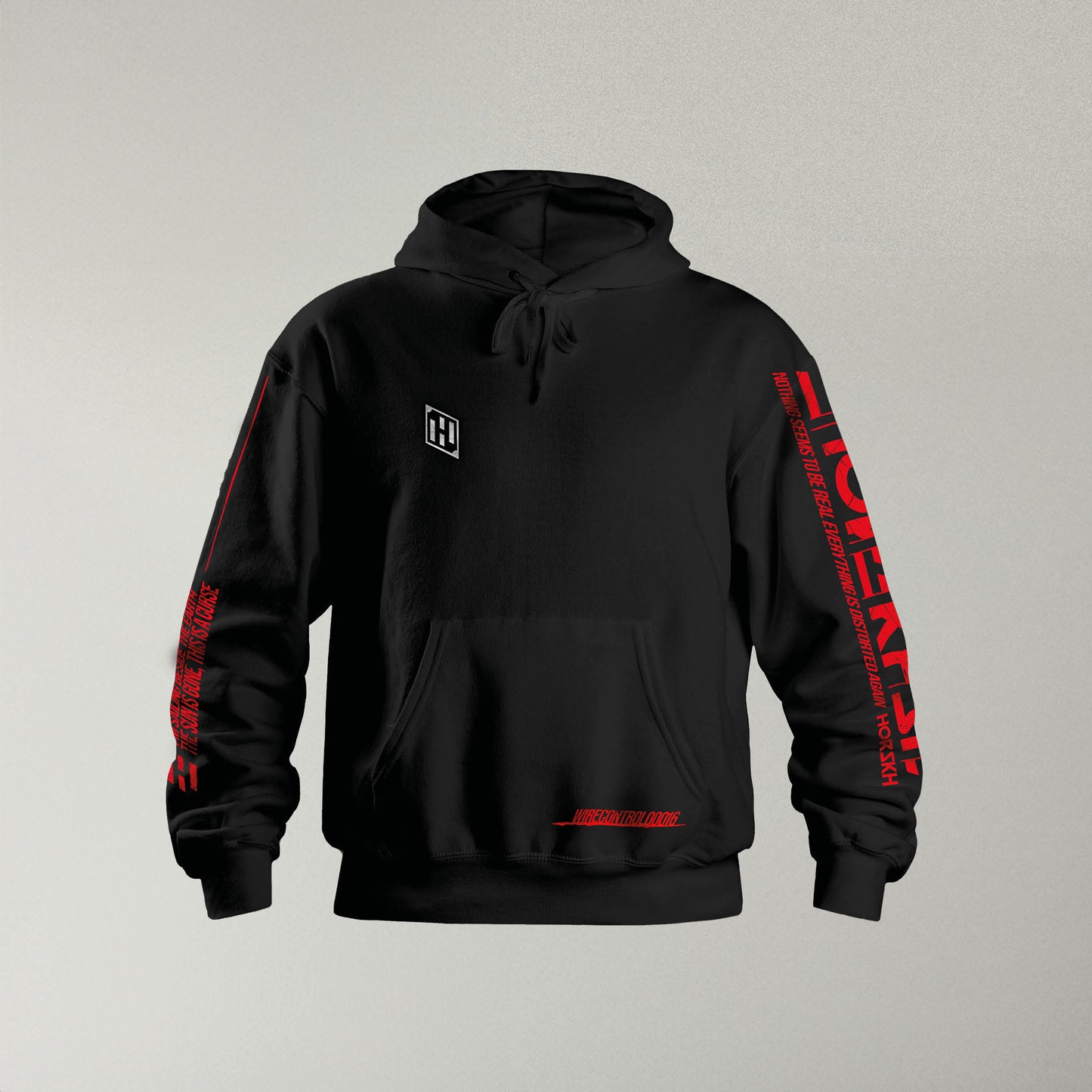 "BODY" Black Hoodie