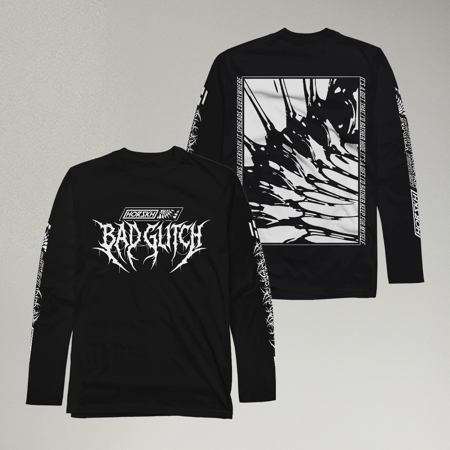 "BAD GLITCH" Longsleeve