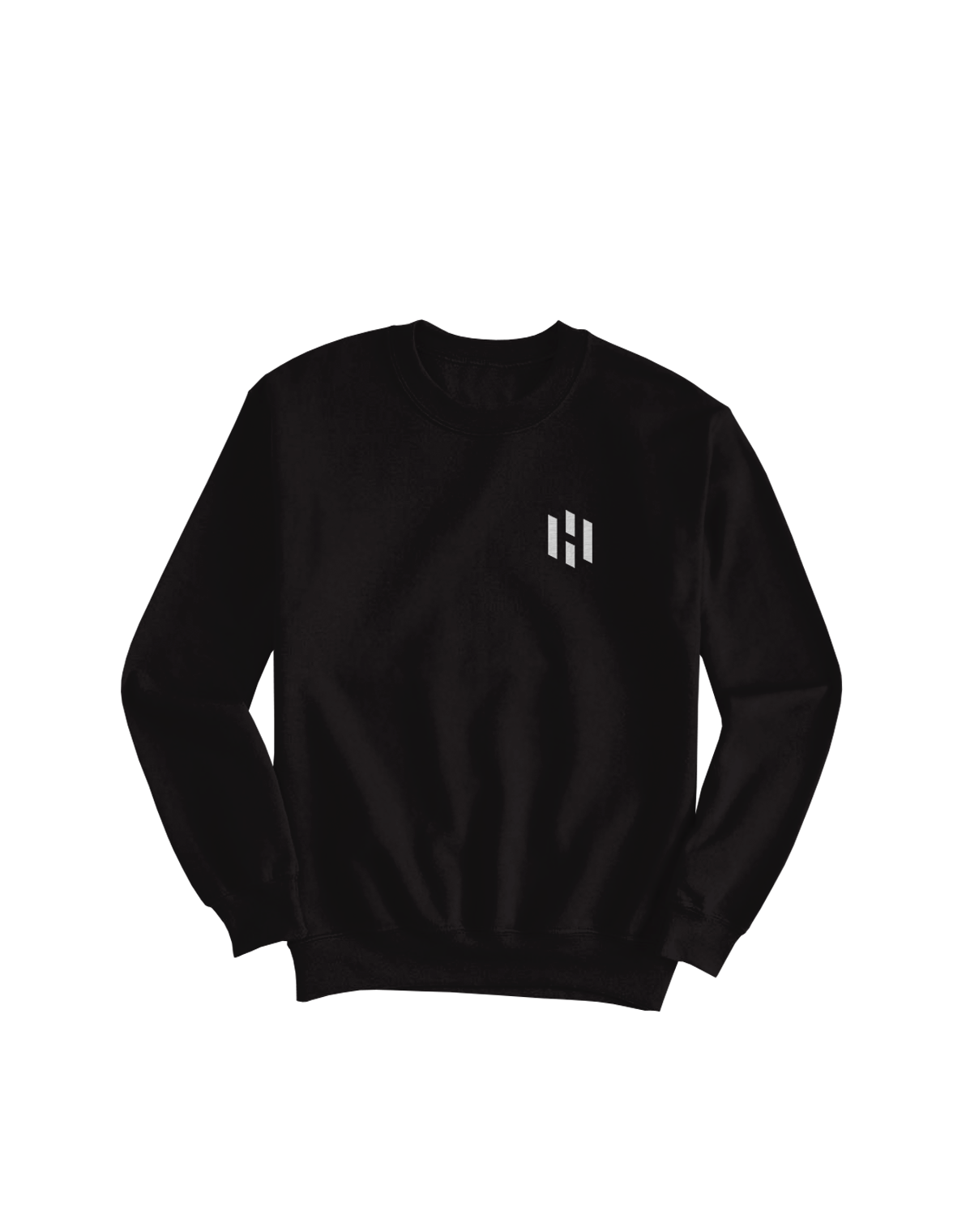 "H LOGO" Embroidered Crewneck Sweat