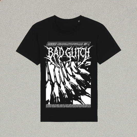 "BAD GLITCH" Front Fullprint Tee