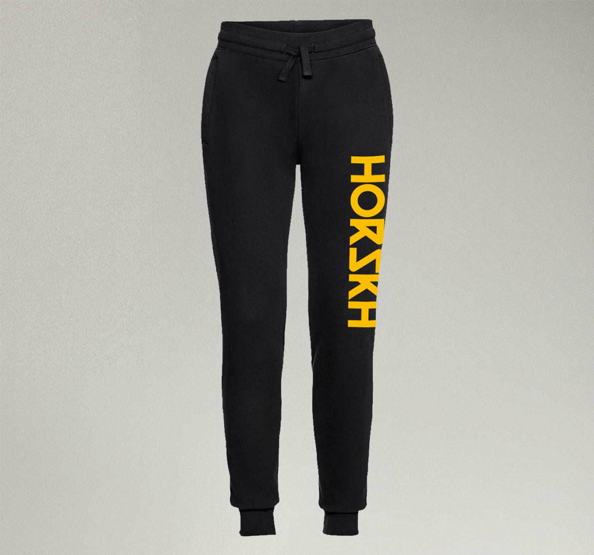 "HORSKH YELLOW LOGO" Black Jogging