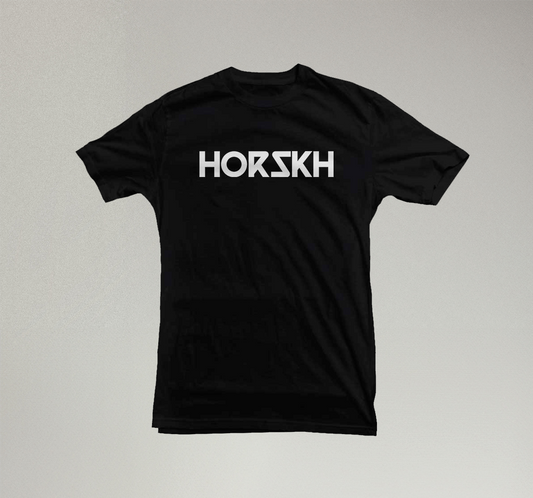 "HORSKH LOGO" Black T-Shirt